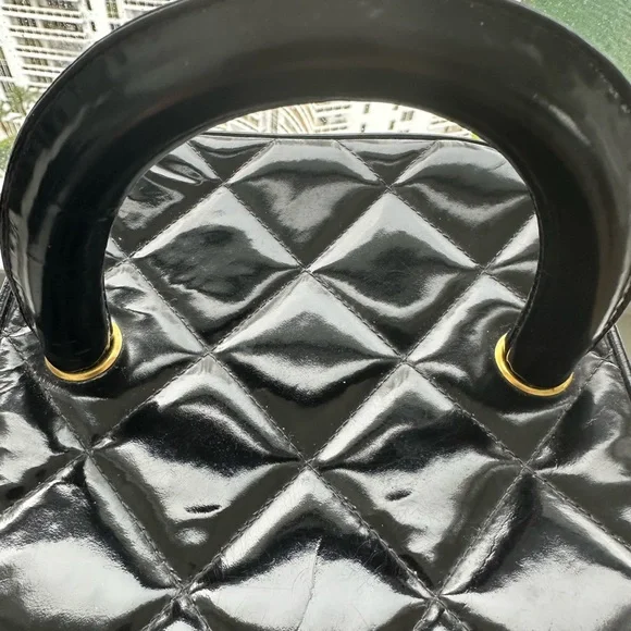 Chanel Black Patent Vanity 4 series 1997 - Picture 10 of 16